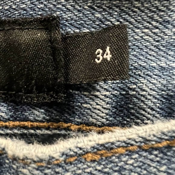 Calvin Klein Jeans Men's 34 Blue Straight Leg Medium Wash High Rise Denim - Picture 6 of 16